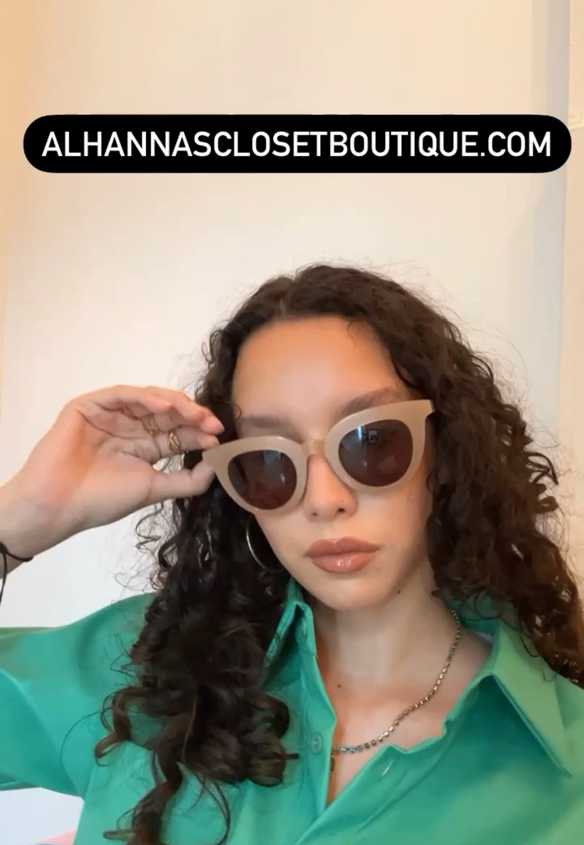 MR BOHO SUNGLASSES BEIGE