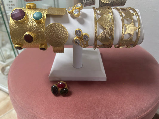 Gold Plated Cuff Bracelets