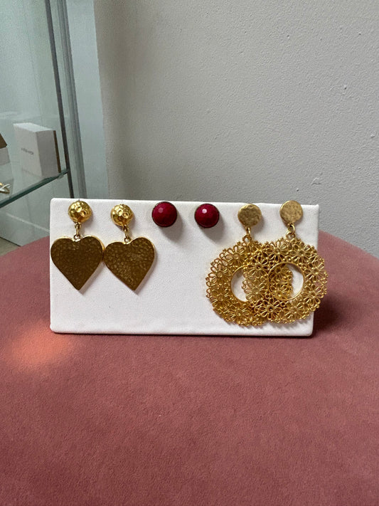 Gold Statement Earrings
