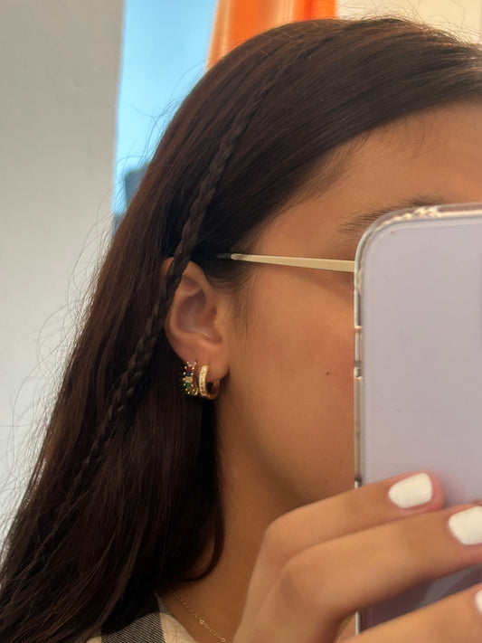 Detailed Hoop Earrings