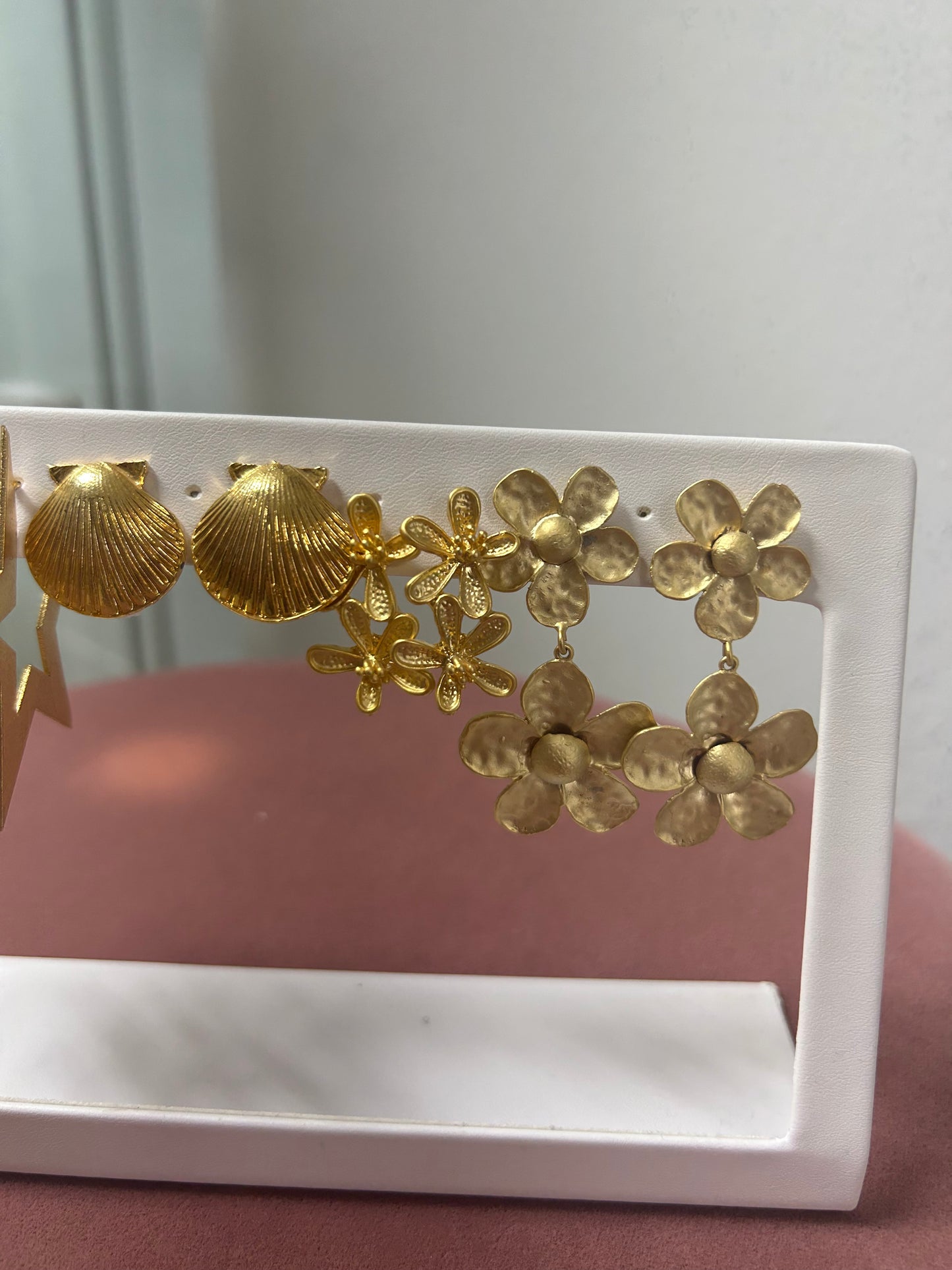 Gold Stud Earrings