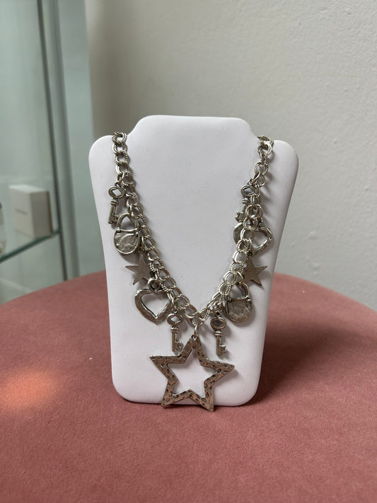 Key & Star Necklace