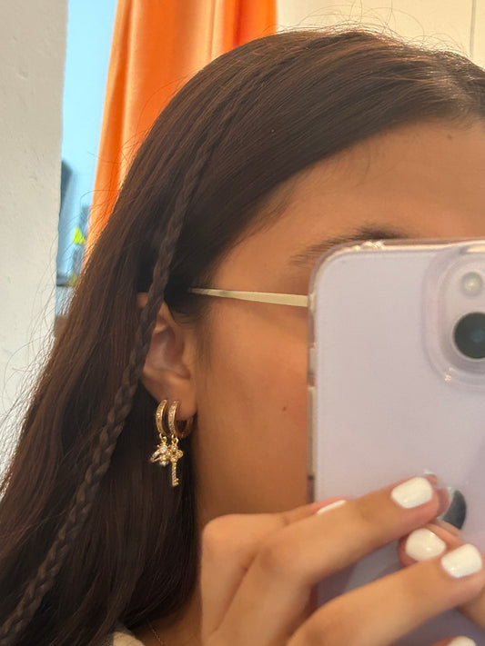 Dangle Hoop Earrings