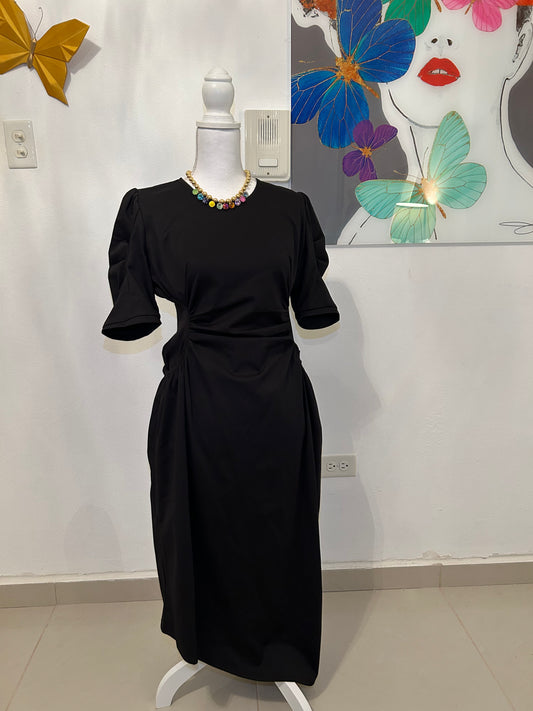 GRACIA Black Assymetrical Dress