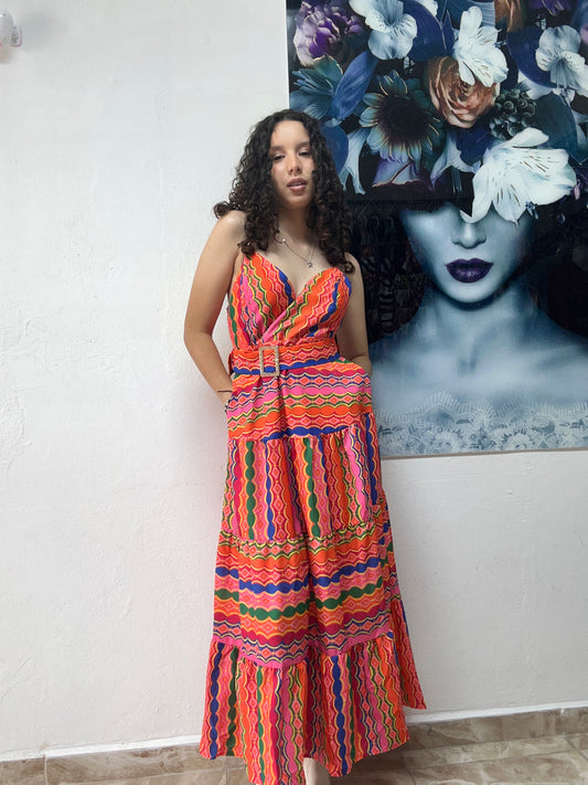 MULTICOLOR DRESS