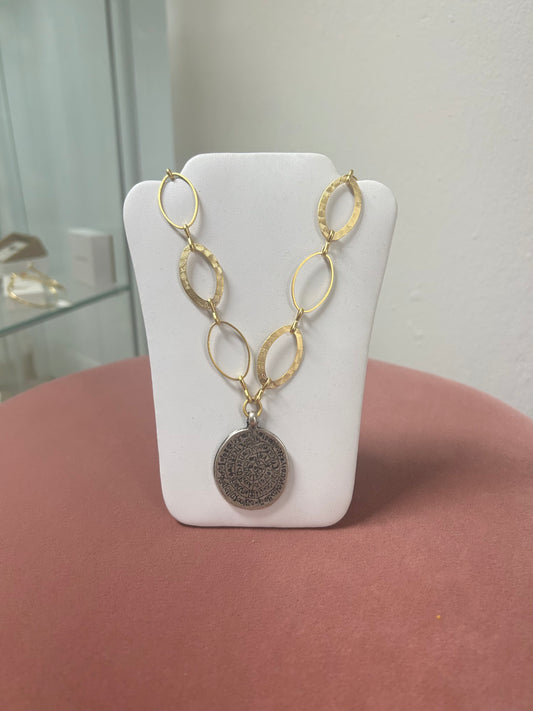 SILVER COIN NECKLACE