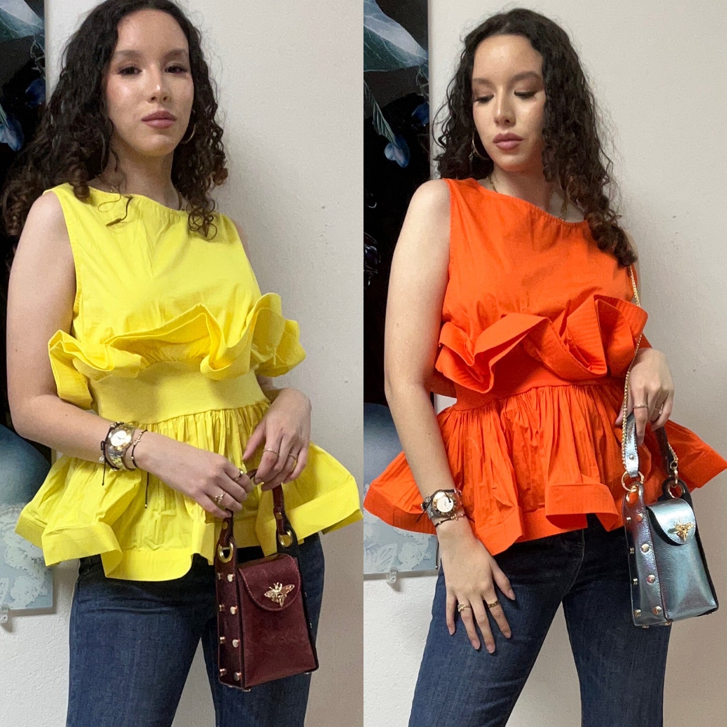 RUFFLED TOP