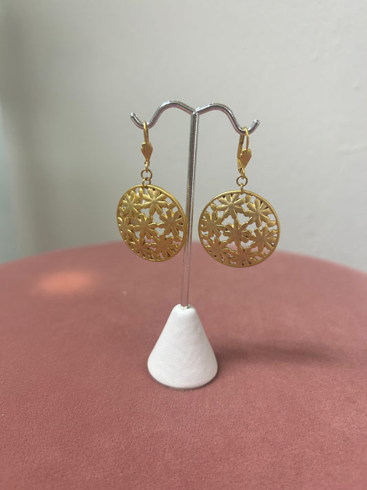 Flower Dangle Earrings