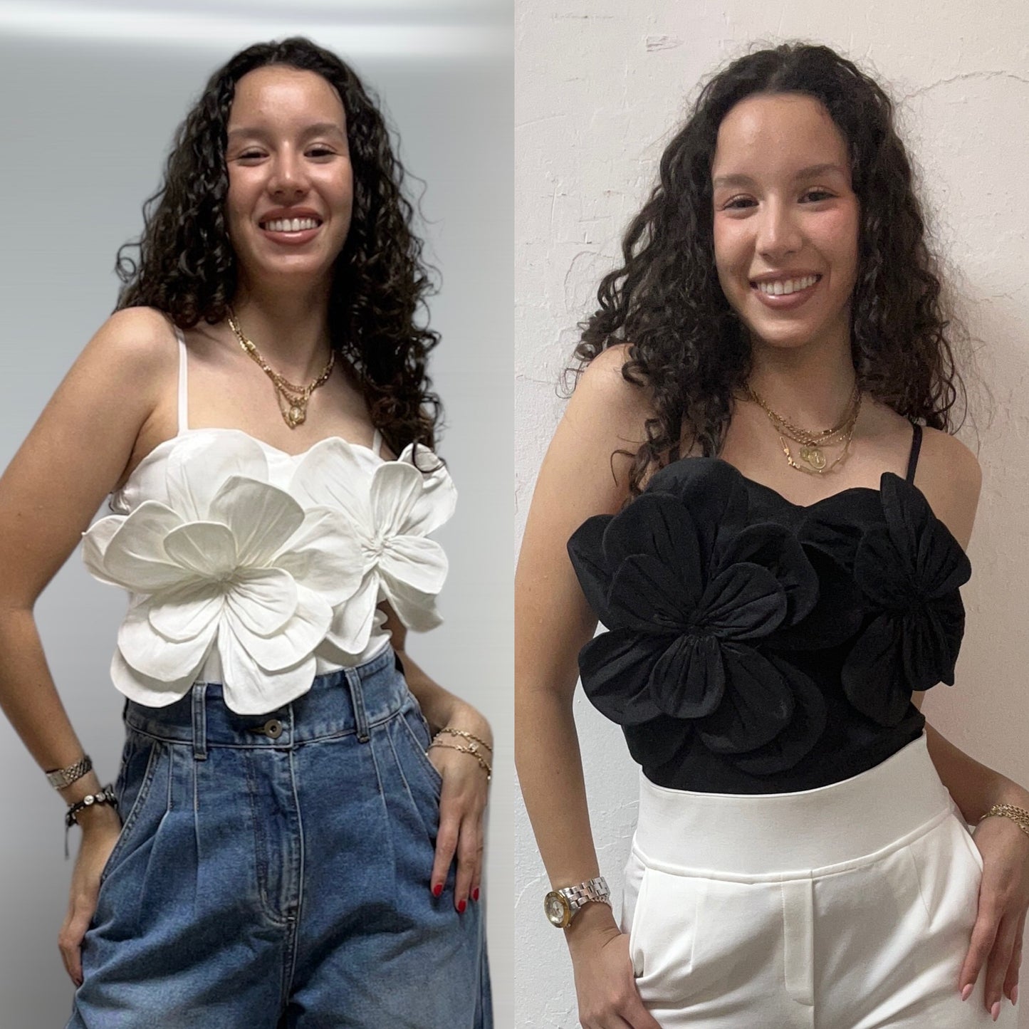 FLOWER CORSET TOP