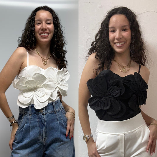 FLOWER CORSET TOP