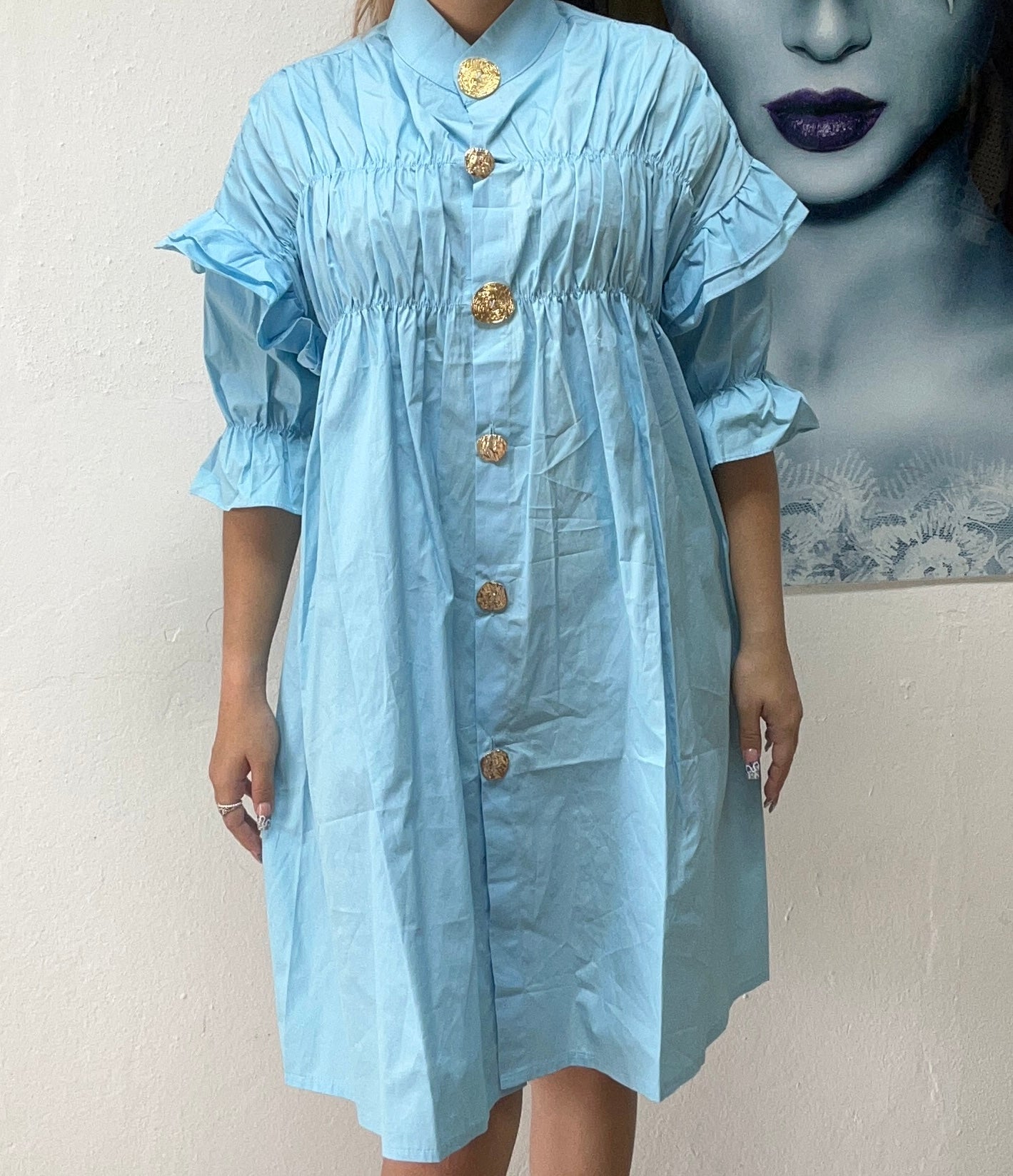 Nancy Light Blue Dress