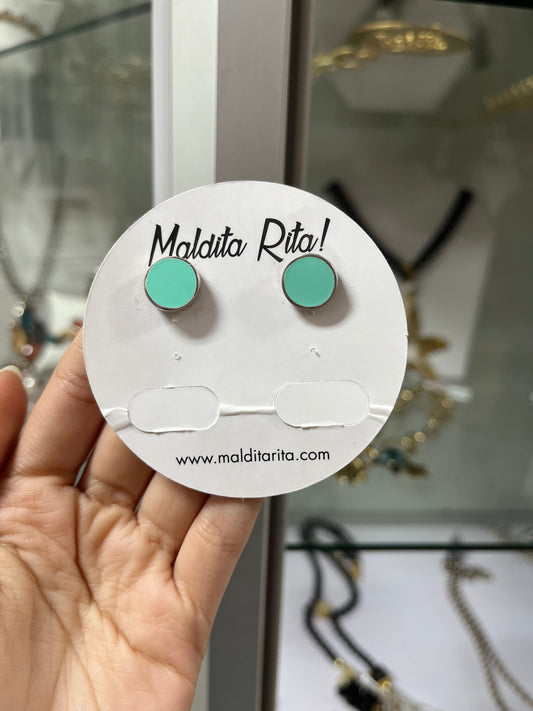 MALDITA RITA TEAL EARRINGS
