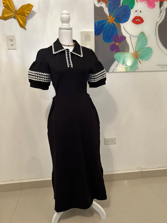 GRACIA Black Cut Out Dress