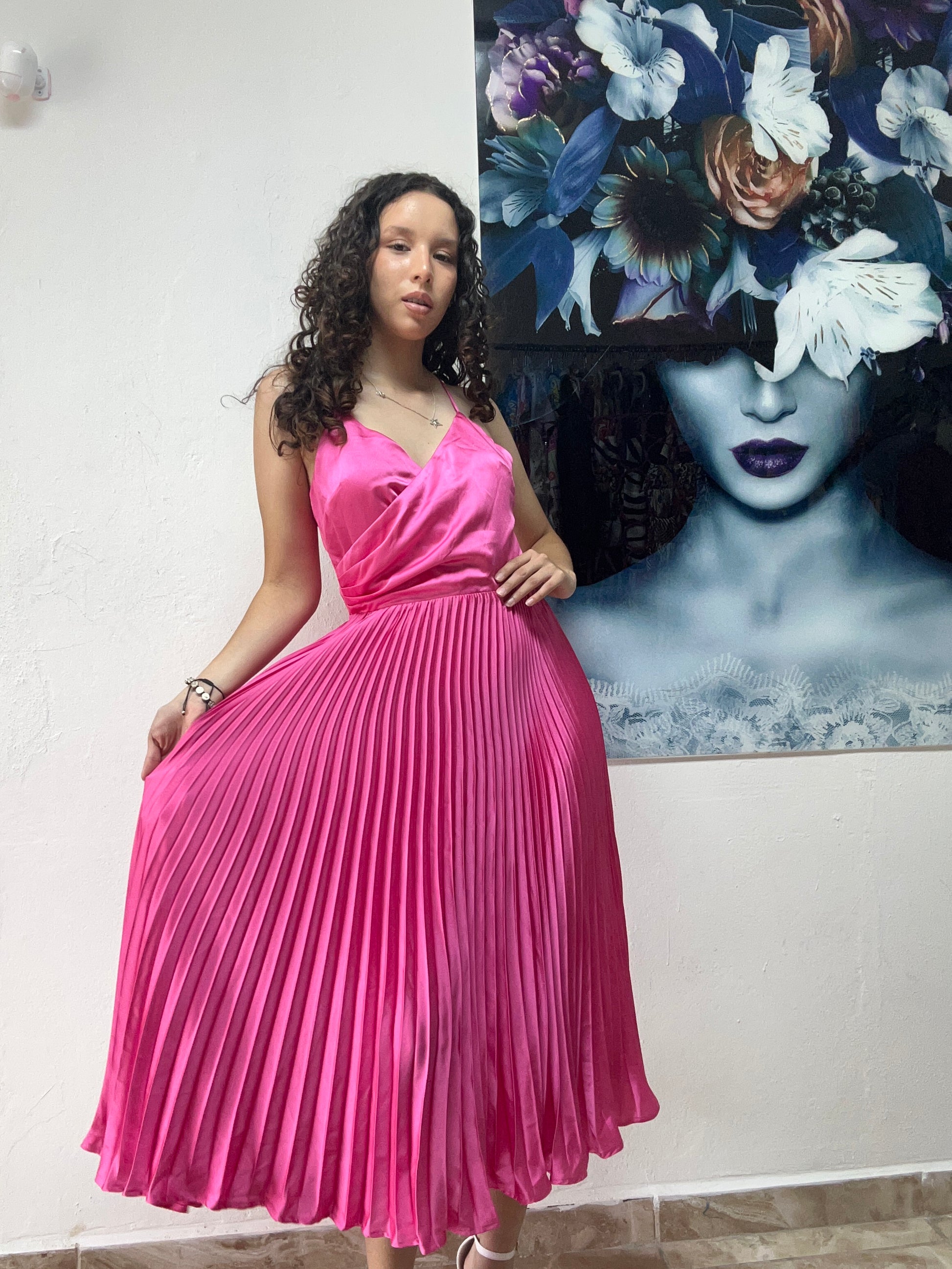 BARBIE MIDI DRESS alhannasclosetboutique BARBIE MIDI DRESS alhannasclosetboutique
