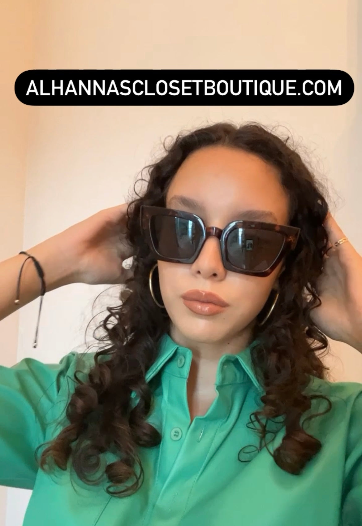 MR BOHO SUNGLASSES SQUARE PRINT