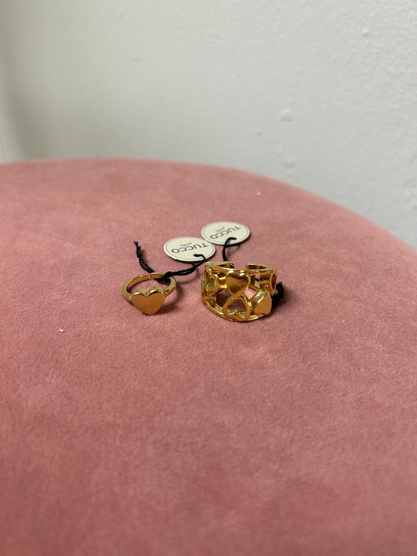 TUCCO Heart Rings