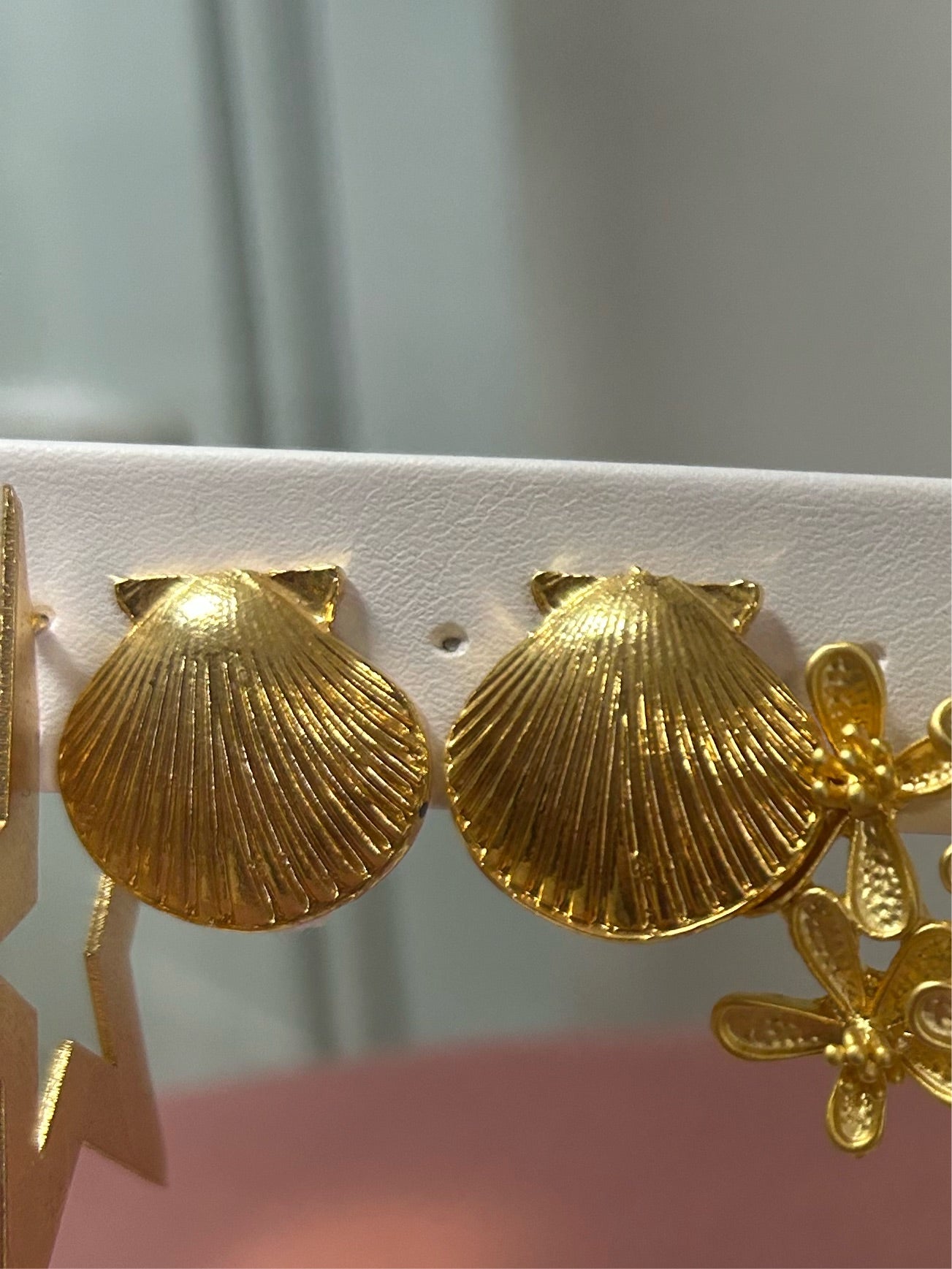 Gold Stud Earrings