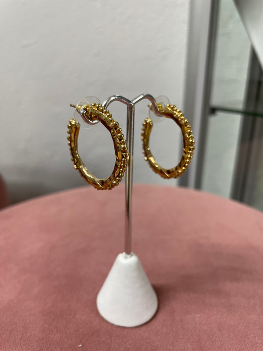 Tralala Gold Hoop Earrings