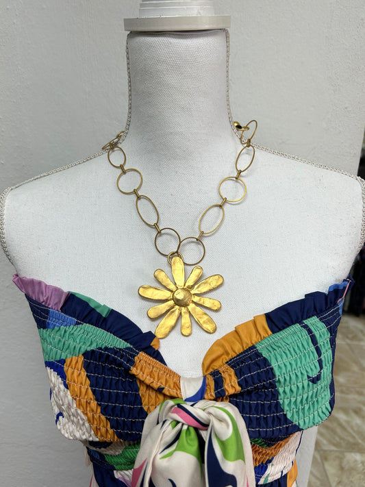 Lále Flower Pendant Necklace