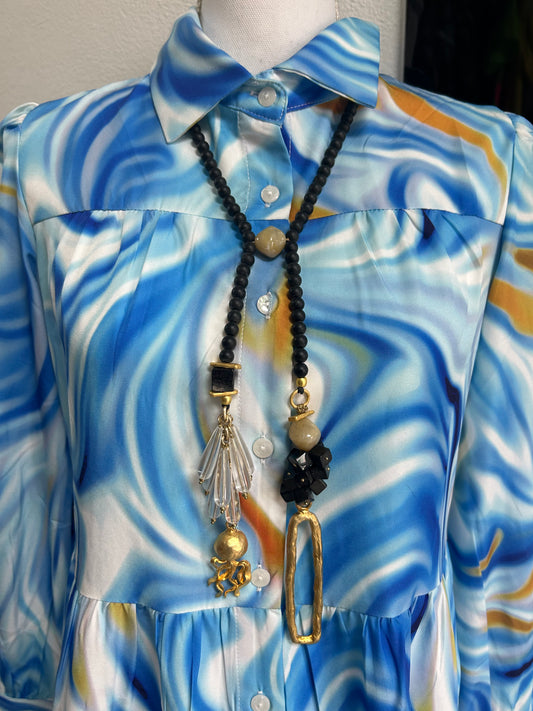 MALDITA RITA BLACK NECKLACE