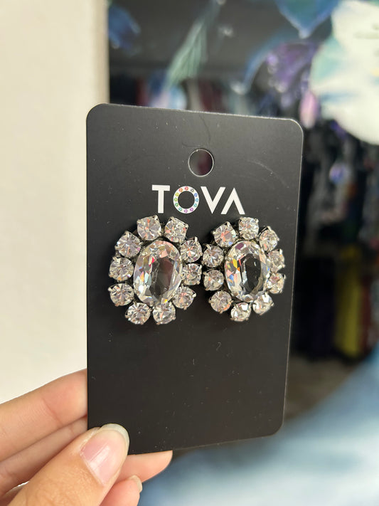 TOVA OVAL STUDS