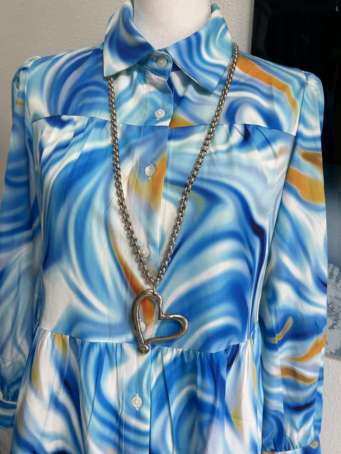 TUCCO heart chain necklace