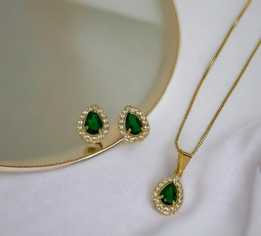 DAINY NECKLACE AND EARRINGS