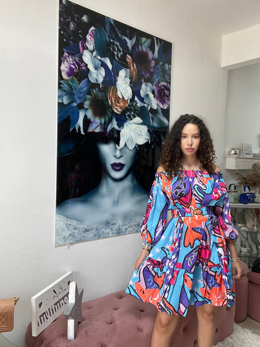 GRACIA PRINT DRESS