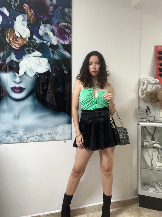 BLACK SKORT