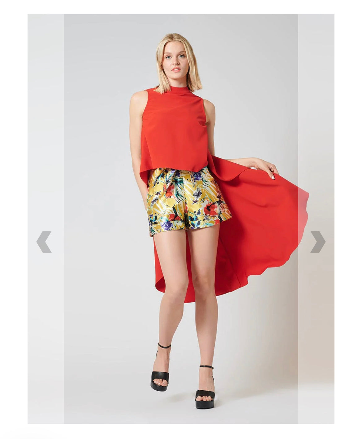 Red mermaid top